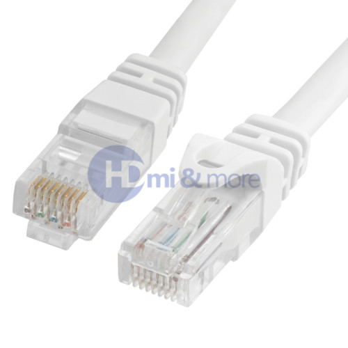 2x 25FT CAT6 Cable Ethernet Lan Network CAT 6 RJ45 Patch Cord Internet White