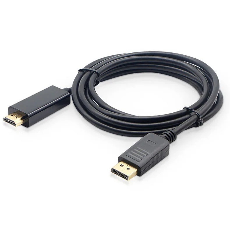 Display Port to HDMI Cable DP Adapter Converter Audio Video PC HDTV 1080P 60Hz