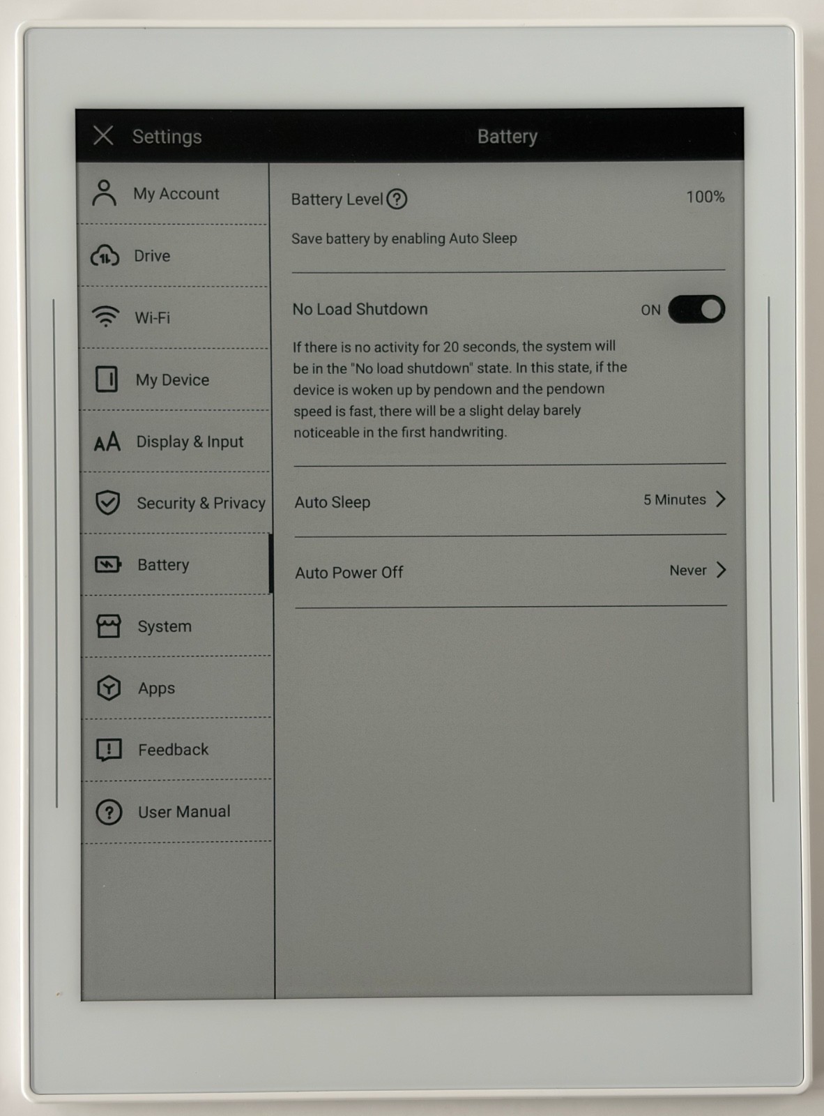 Supernote Nomad A6 X2 with Smart Folio Case, white Heart of Metal 2 Pen