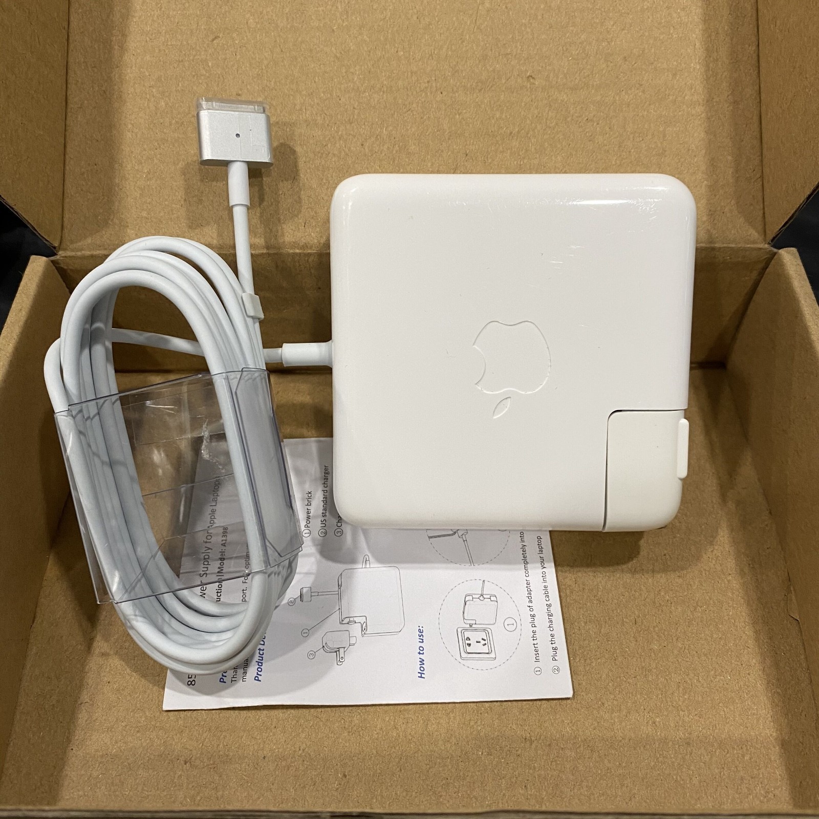 Genuine 85W T-Tip Power Adapter Charger Macbook Pro 15 17”2012-2015 A1424 A1398