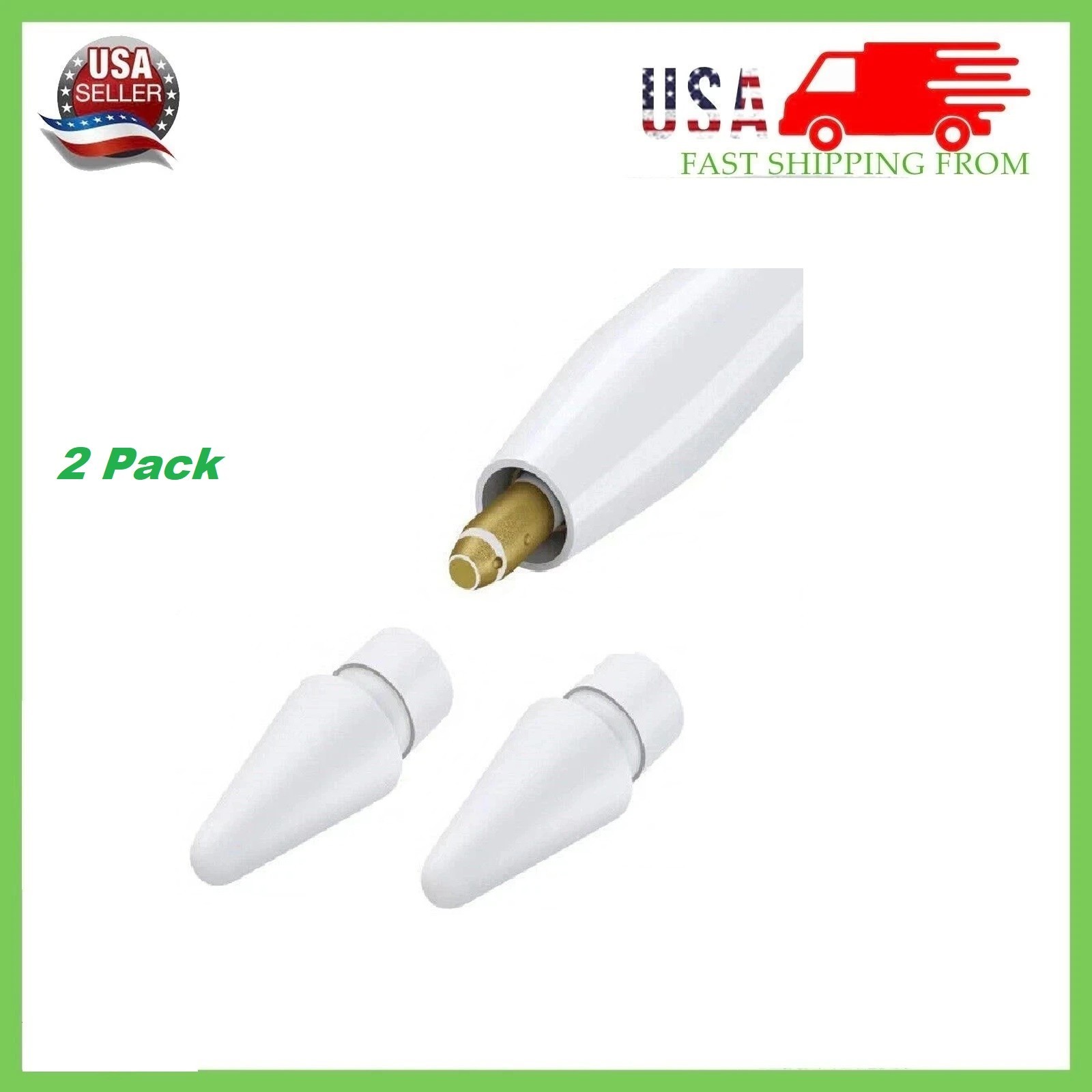 2 or 4 Pack Replacement Tip for Apple Pencil Nibs for Apple Pencil 1St & 2Nd Gen