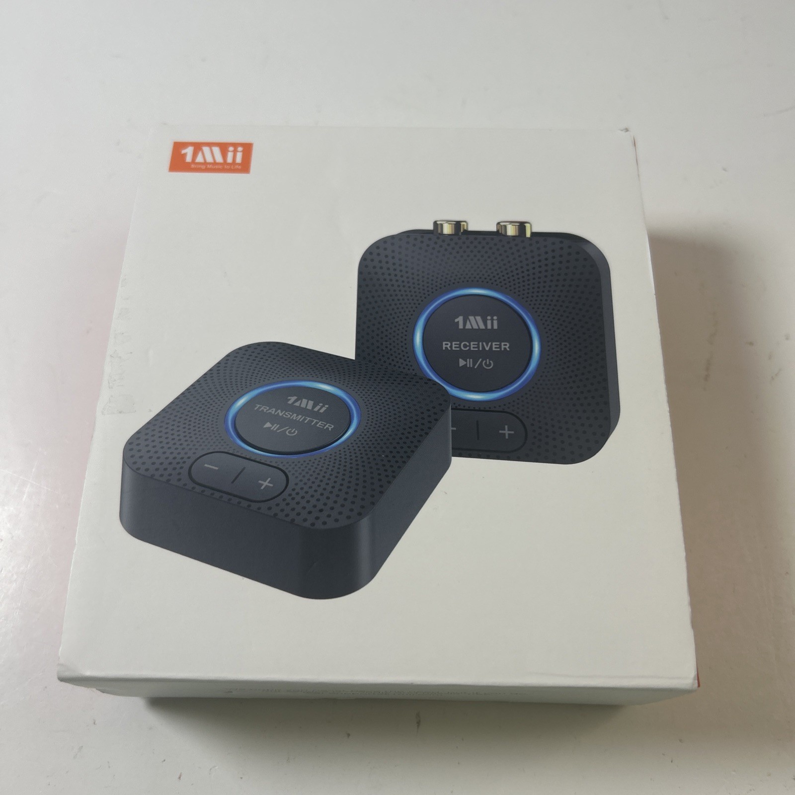 1Mii 2.4GHz Wireless Audio Transmitter Receiver Set for TV, 262Ft/80M Long Range