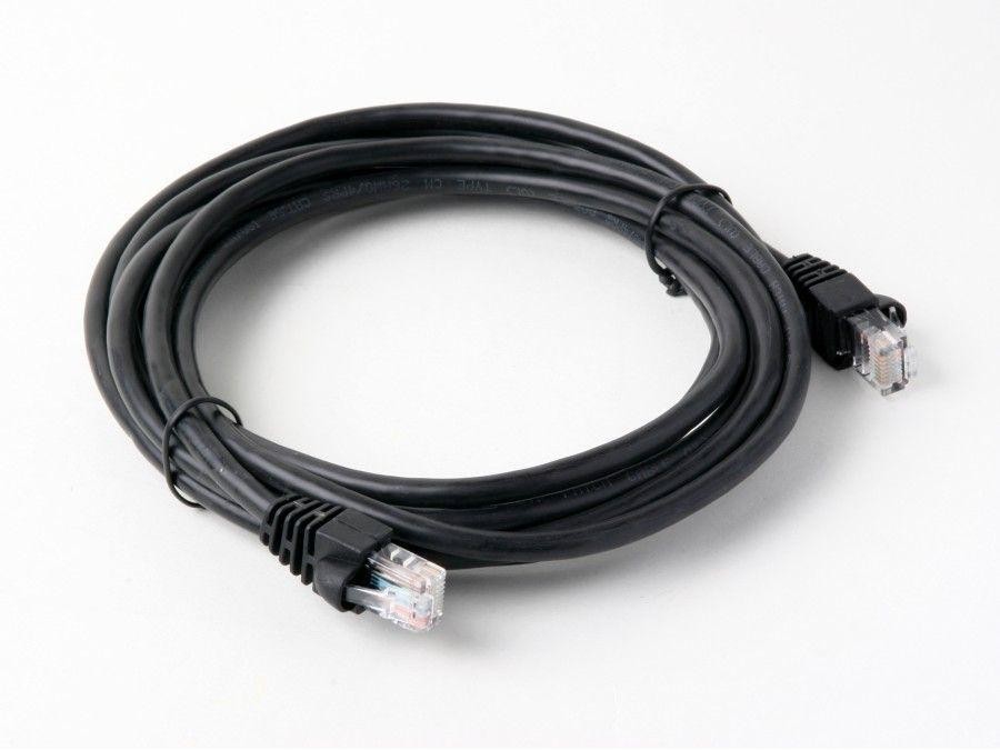 10 ft CAT5e 26 AWG RJ45 UTP Network LAN Patch Ethernet Cable Snagless Cord Black