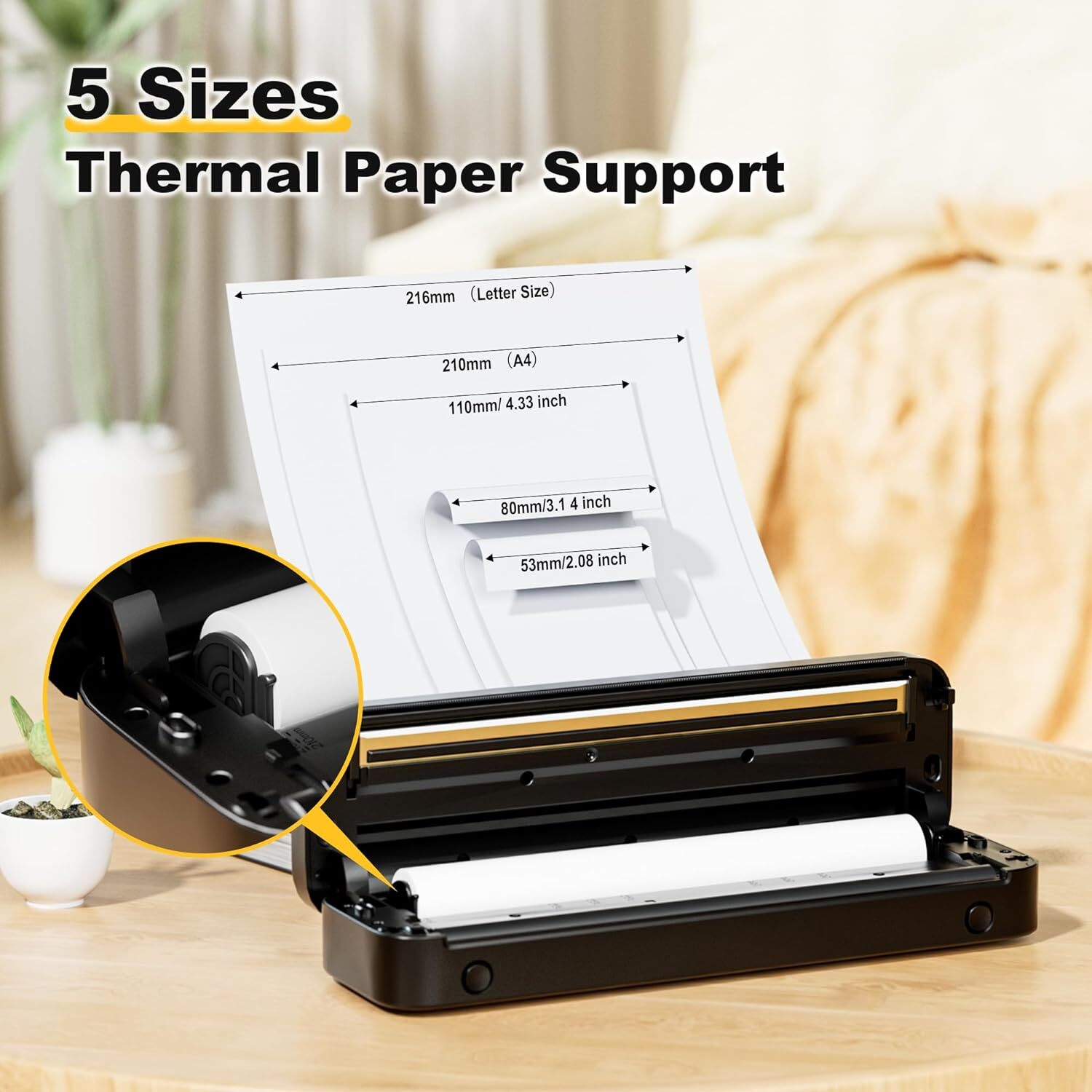 Phomemo M832 Wireless Thermal Printer Portable Inkless Bluetooth Printer LOT