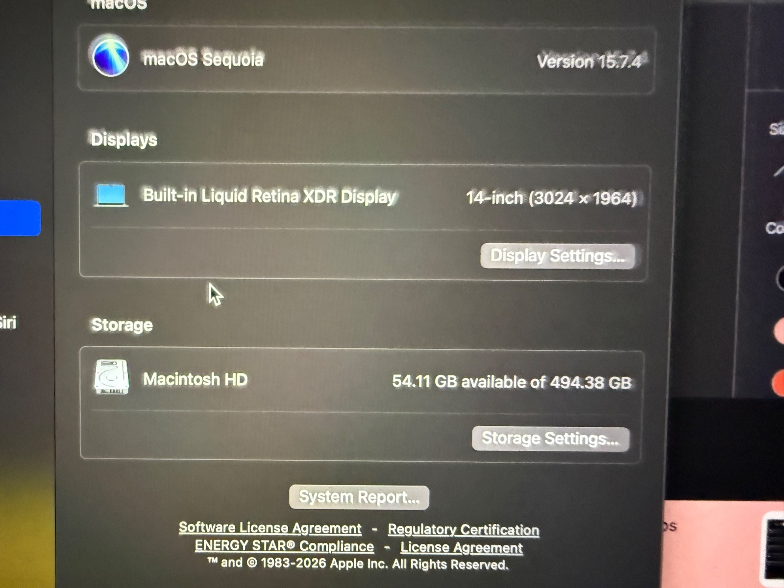 Apple MacBook Pro 14 In M1 Pro Chip 2021 16GB 512GB SSD Space Gray