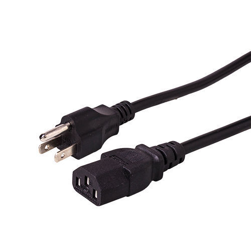 3 Prong 5FT AC Power Cord Cable US Plug for PC Desktop Dell XBox Cisco
