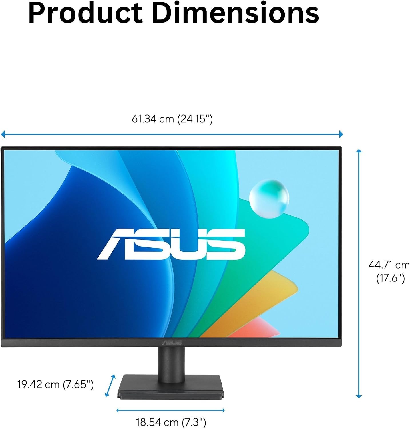 ASUS 27 Inch Computer Monitor (VA279QG) – Full HD, IPS, 120Hz Built-in Speakers