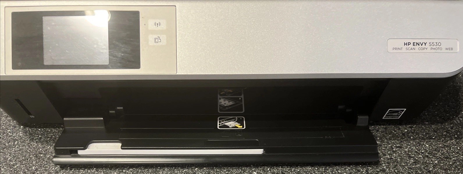 HP ENVY 5530 All-In-One Inkjet Printer. Clean/Tested. Power Cord YES. With Ink