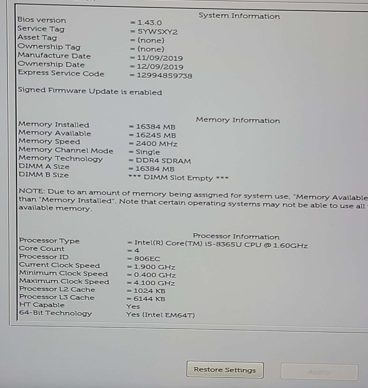 Dell Latitude 7400 14″ Core i5-8365U | 16GB RAM | 256GB SSD | Win 11 Pro
