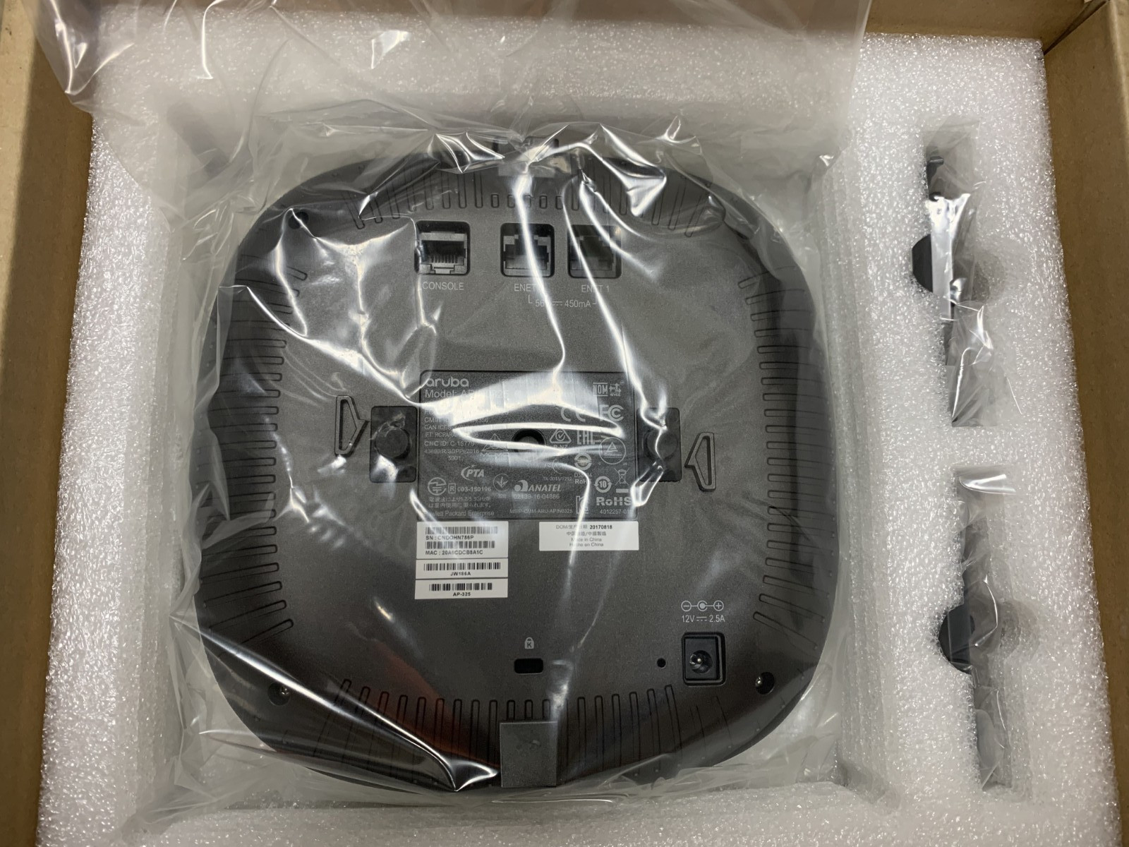 Aruba Networks APIN0325 Wireless Access Point Wi-Fi 802.11ac White Ethernet