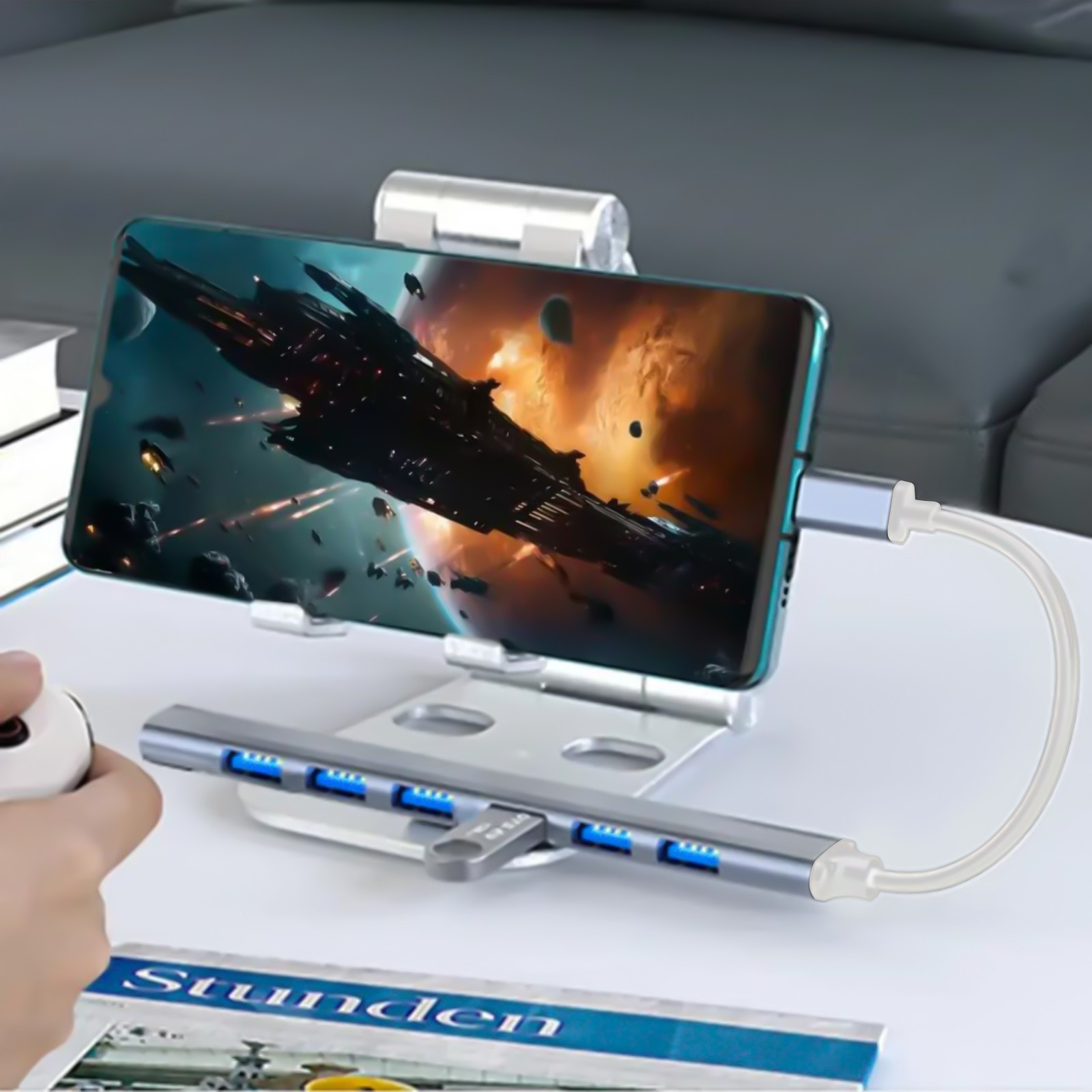 7 Ports USB 3.0 HUB Powered High Speed Splitter Extender Multi-port USB Splitter
