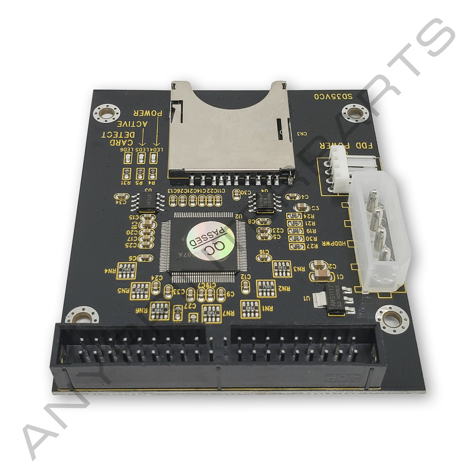 New SD SDHC Memory Card to 3.5″ 40 Pin IDE Hard Disk Drive Adapter Converter