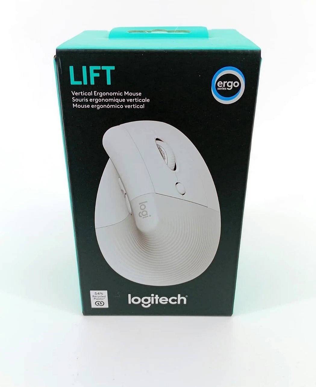 Logitech Lift Wireless Vertical Ergonomic Mouse White 1 yr Warranty Very Good
