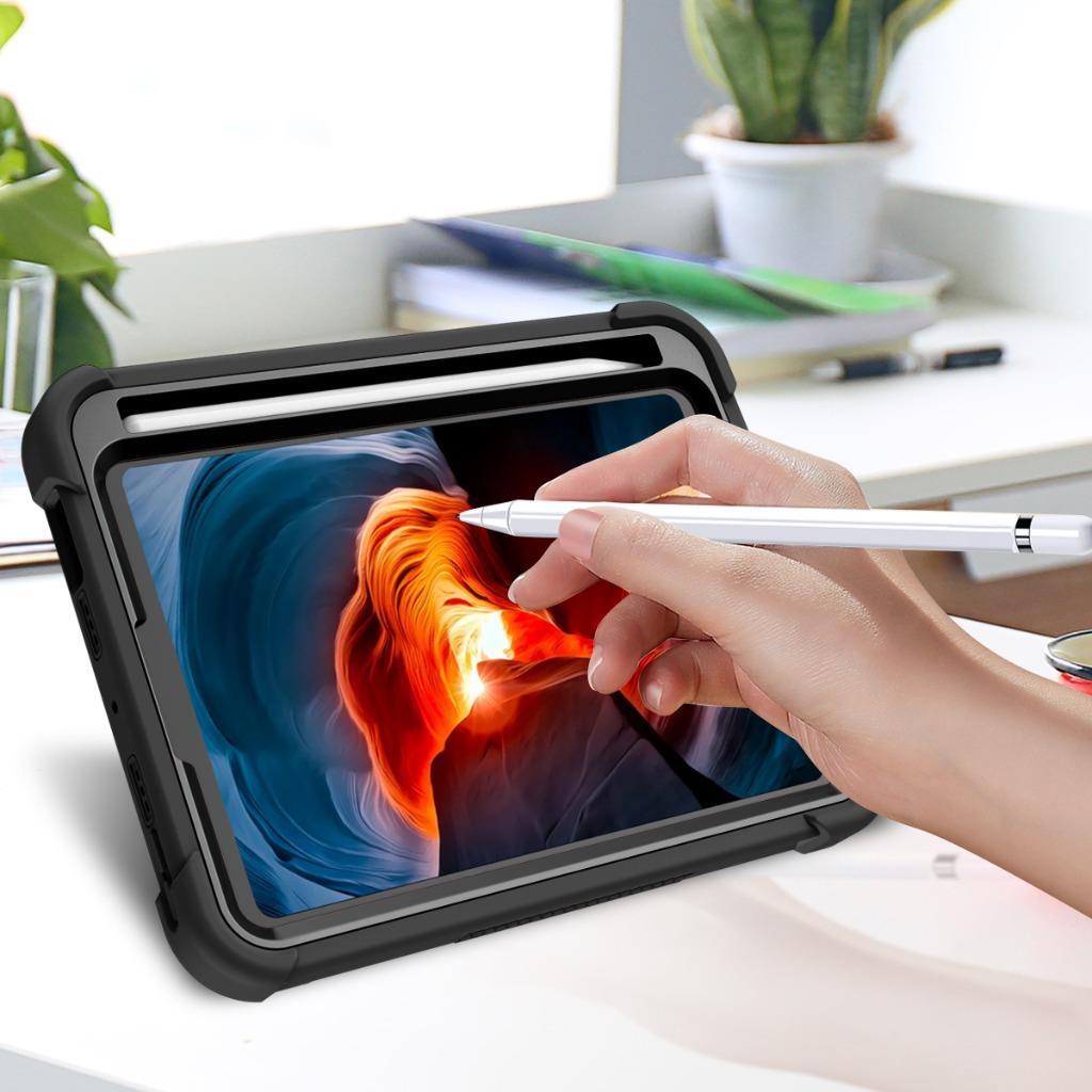 iPad Mini 7 Case 7th Gen 6th Gen Shockproof Heavy Duty Armor Rubber Case Cover