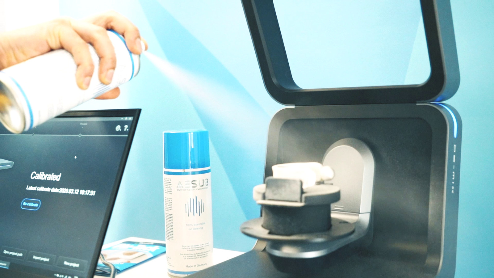 AESUB Blue Scanning Spray Universal self-evaporating 3D scanning spray!