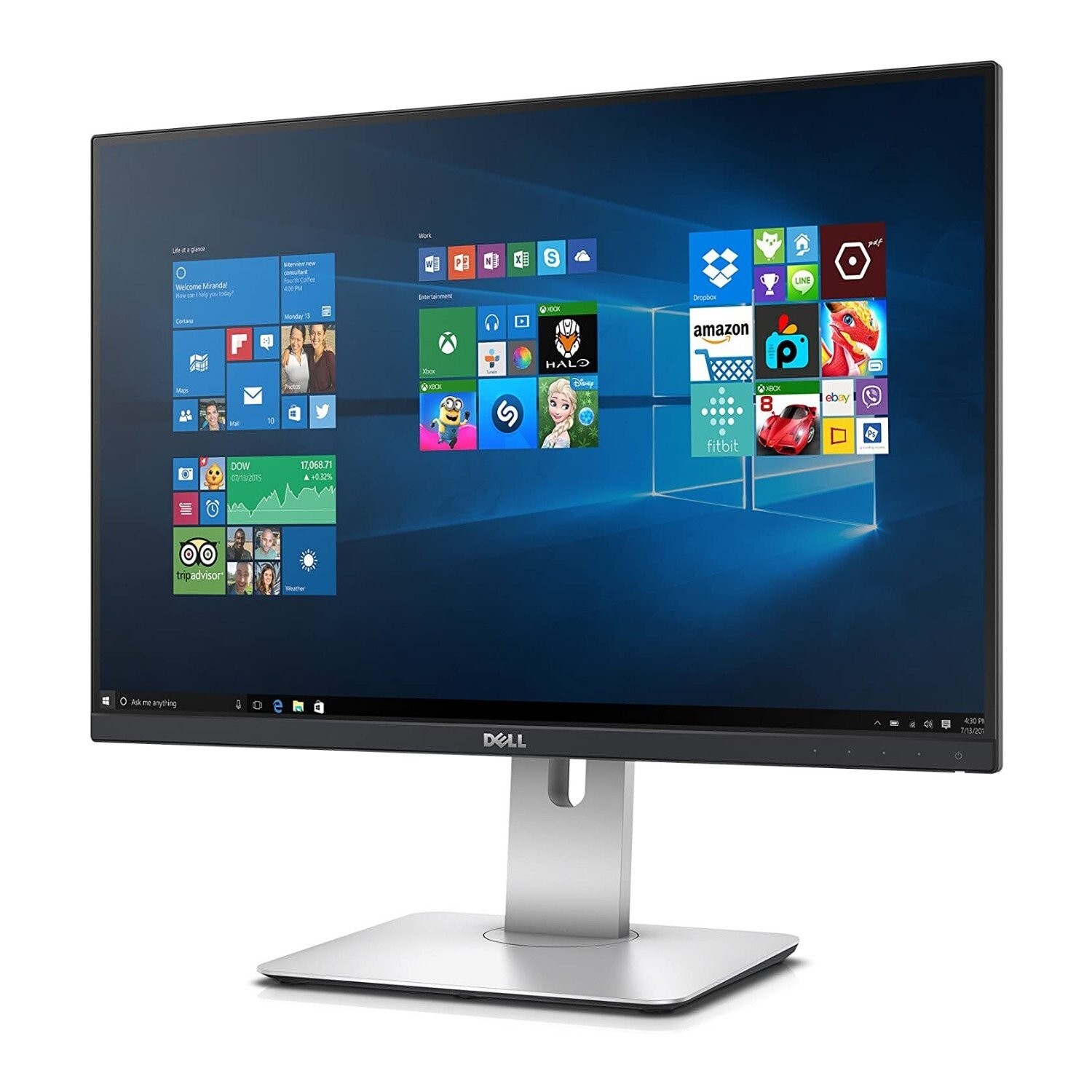 Dell UltraSharp U2415 24in Widescreen IPS LCD Monitor -Black HDMI DisplayPort