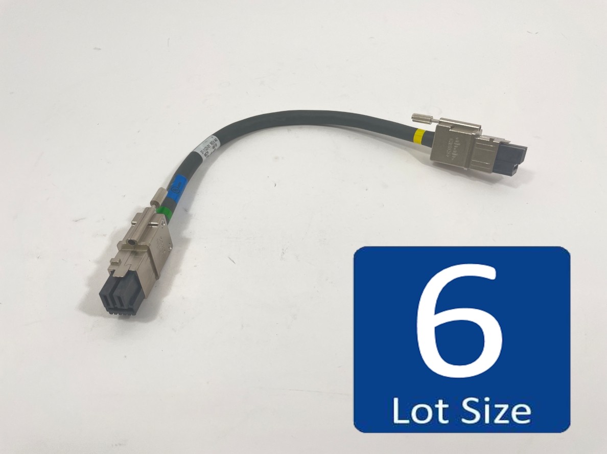 Lot of 6 Genuine Cisco CAB-SPWR-30CM Power Stack Cables 37-1122-01