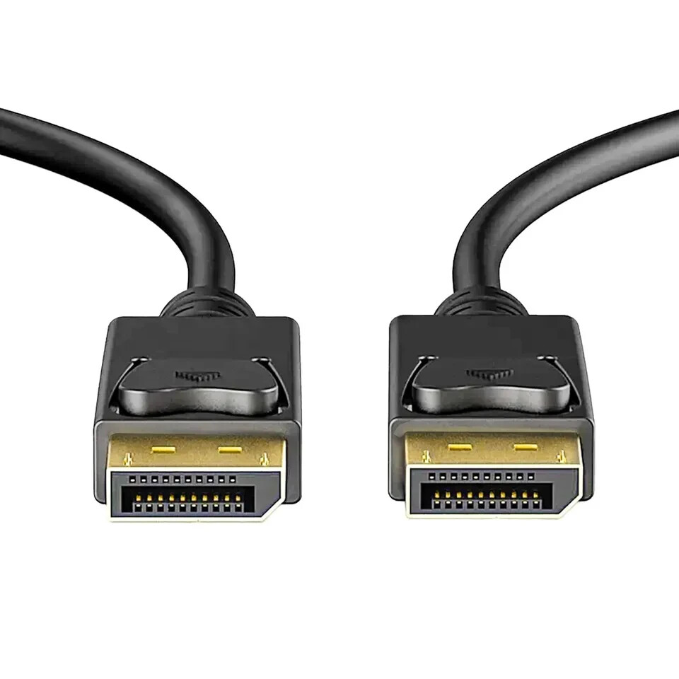 Displayport to Display Port Cable DP Male to Male Cord 4K 60hz HD 6ft/10ft/15ft