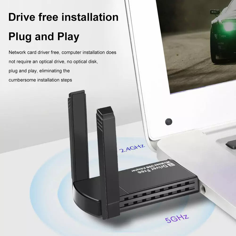 NEW Bluetooth 5.0 Car Wireless FM Transmitter Adapter 2USB PD Charger Hands-Free