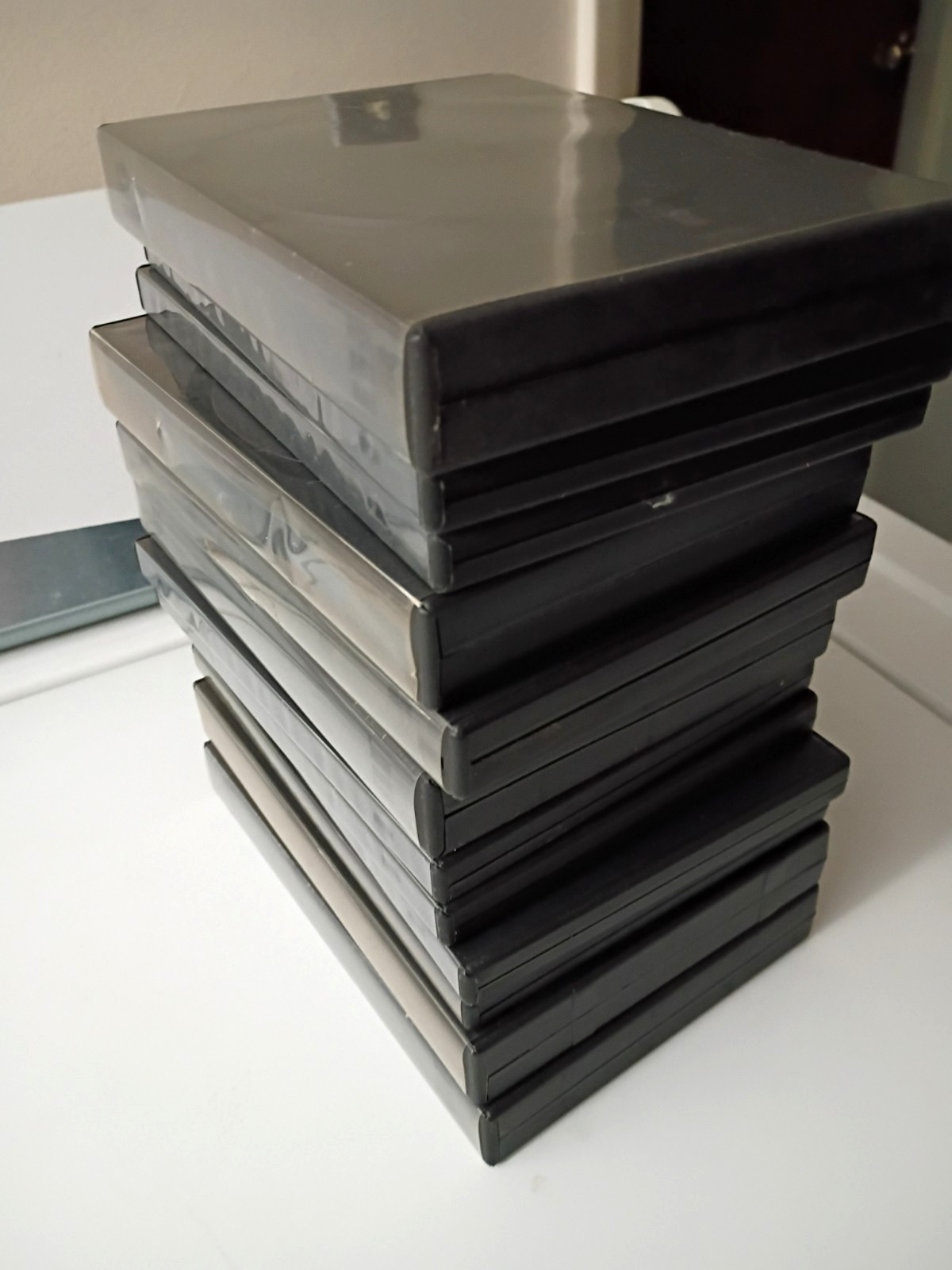 ( 10 ) ASSTD BLANK DVD CASES – ASSTD SIZES “free shipping”