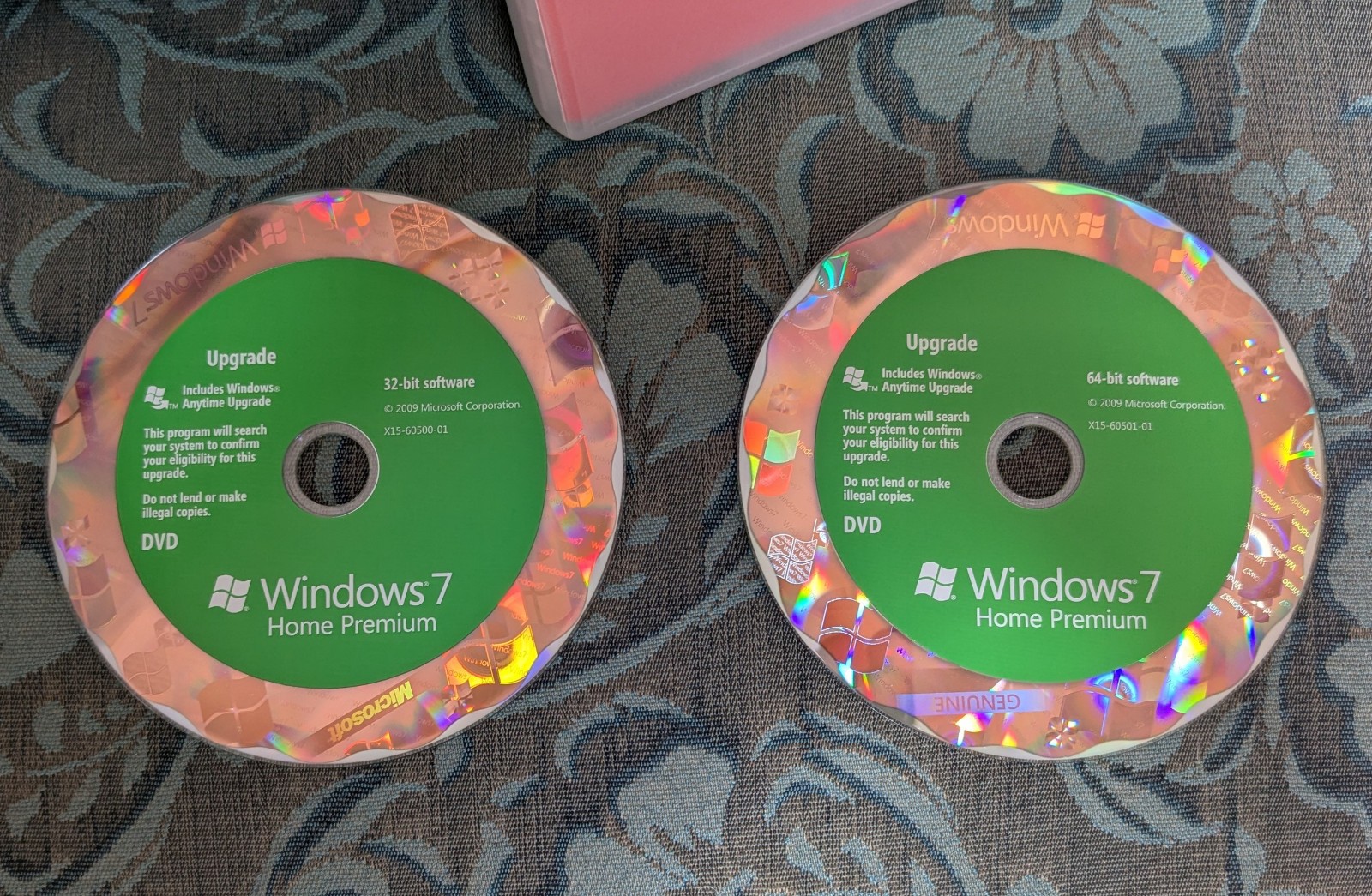 Windows 7 Home Premium (Upgrade from previous version), GFC-00020, 32 and 64 bit
