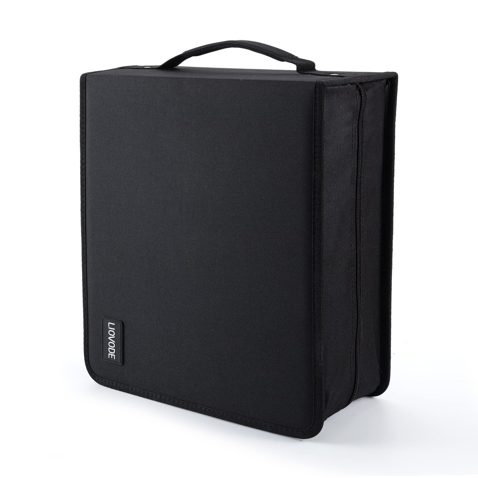 DVD Case 200 DVDs and 100 Booklets Capacity, CD/Blu-ray Storage Binder Case w…