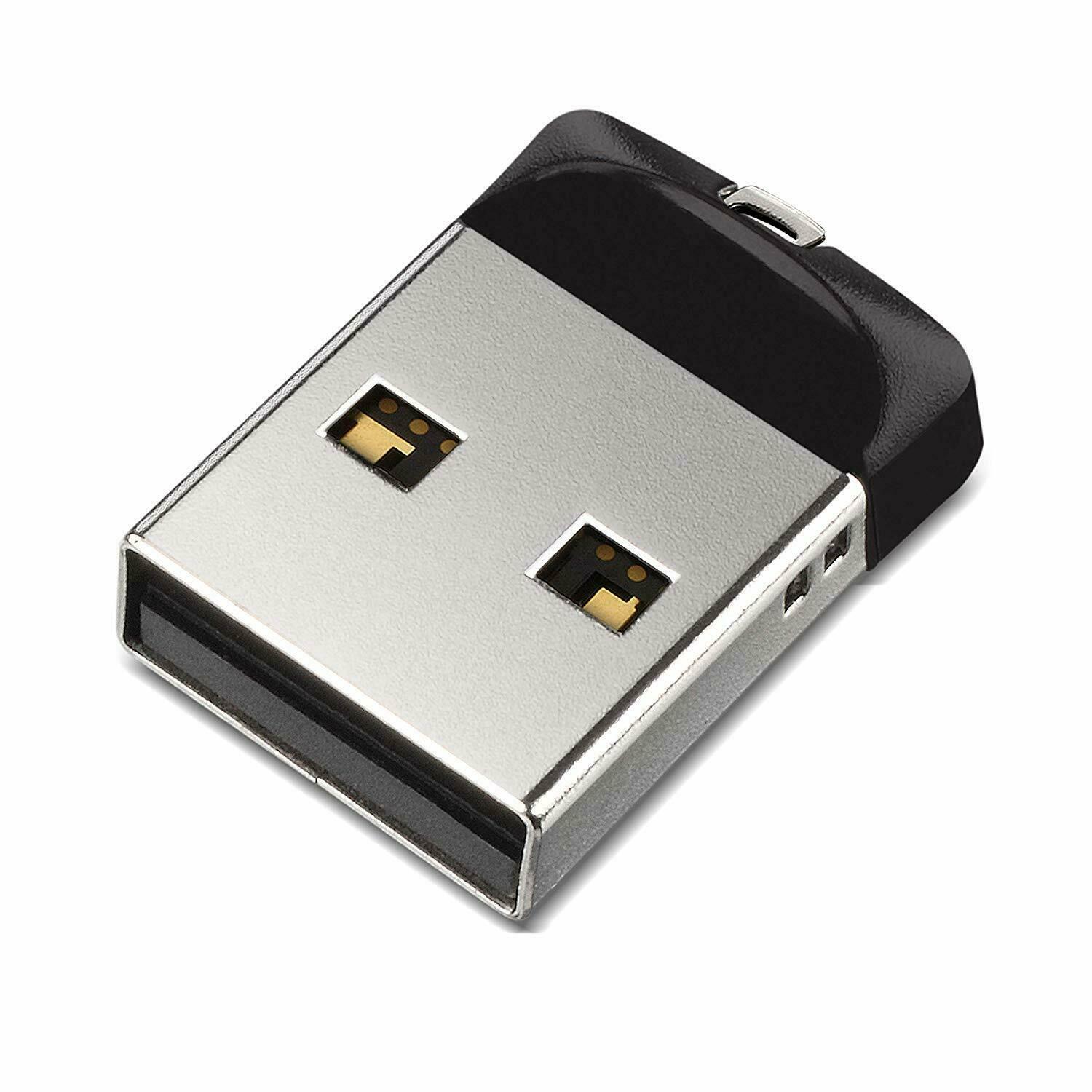 SanDisk Cruzer Fit Flash Drive 32GB USB 2.0 Memory Stick Mini USB Flash Drive