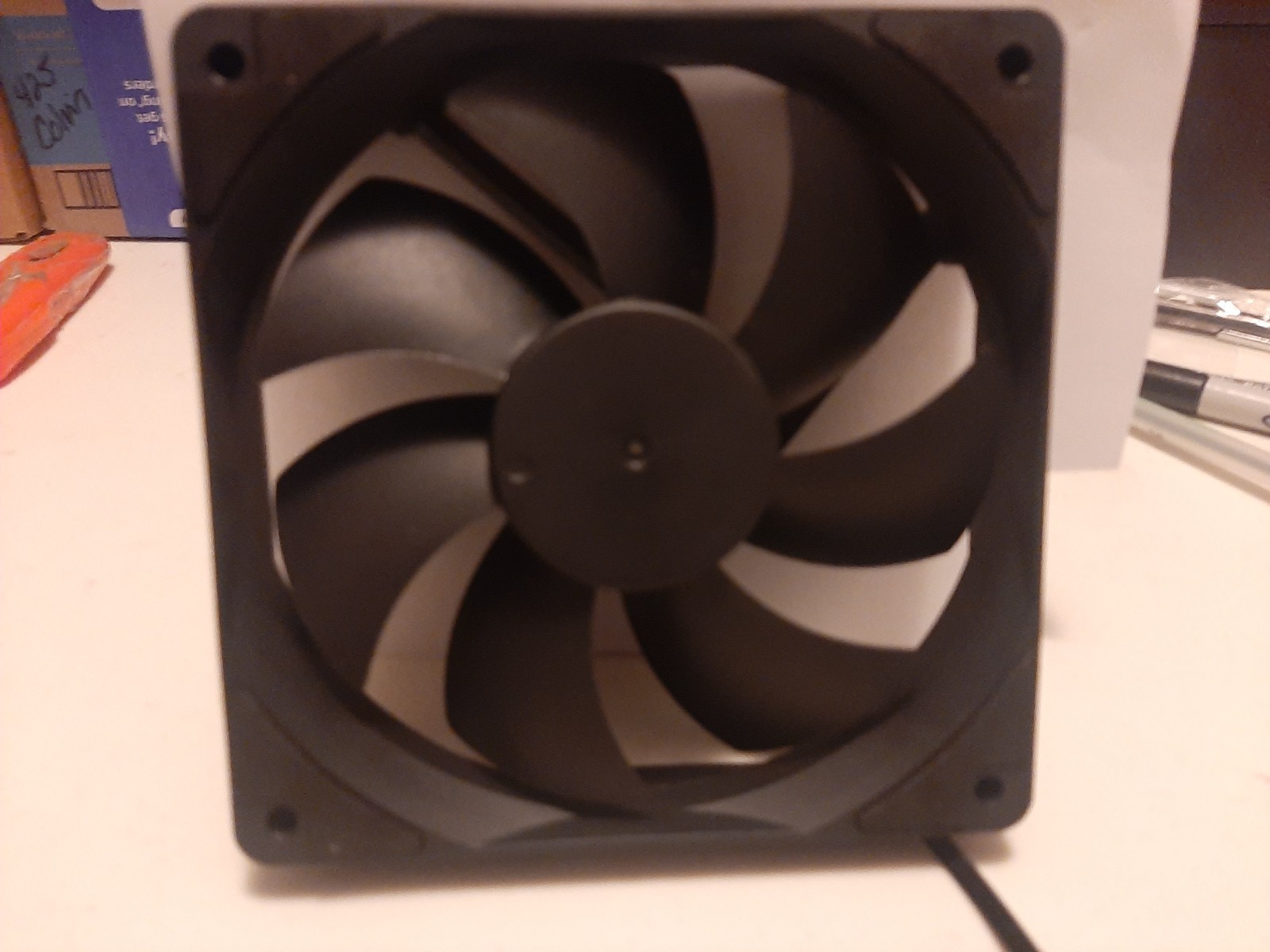 LOT PC FAN 120mm Gaming PC Computer Case Cooling Fans BLACK OR WHITE FAN BLADES