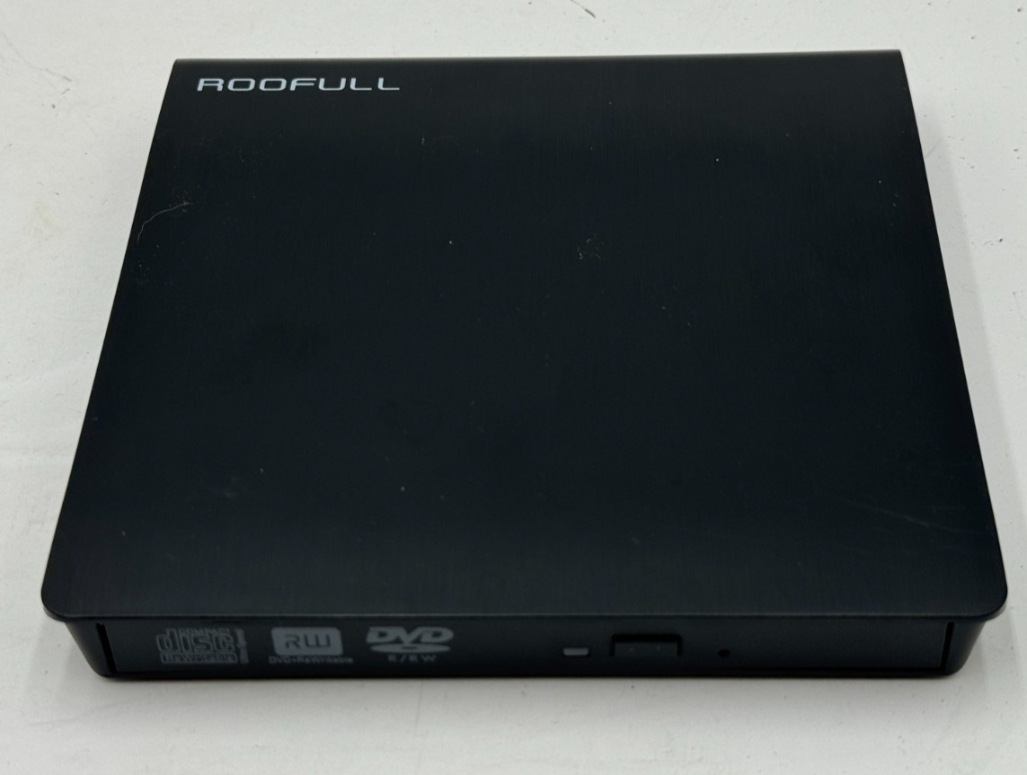 Roofull ECD829-Y Portable External Optical Disk Drive USB 3.0 Type-C with Case