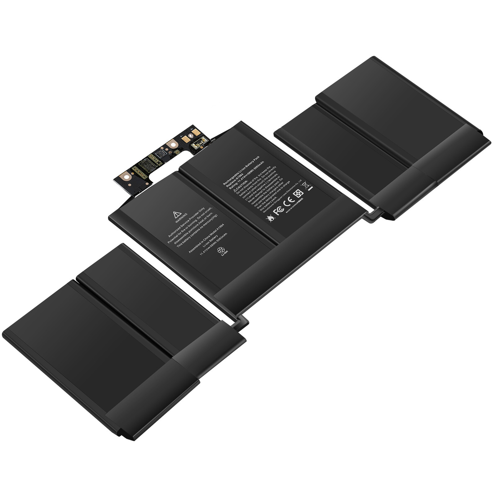 A1964 Battery for MacBook Pro 13″ A1989 Mid 2018 2019 / A2251 2020 EMC 3214 3348