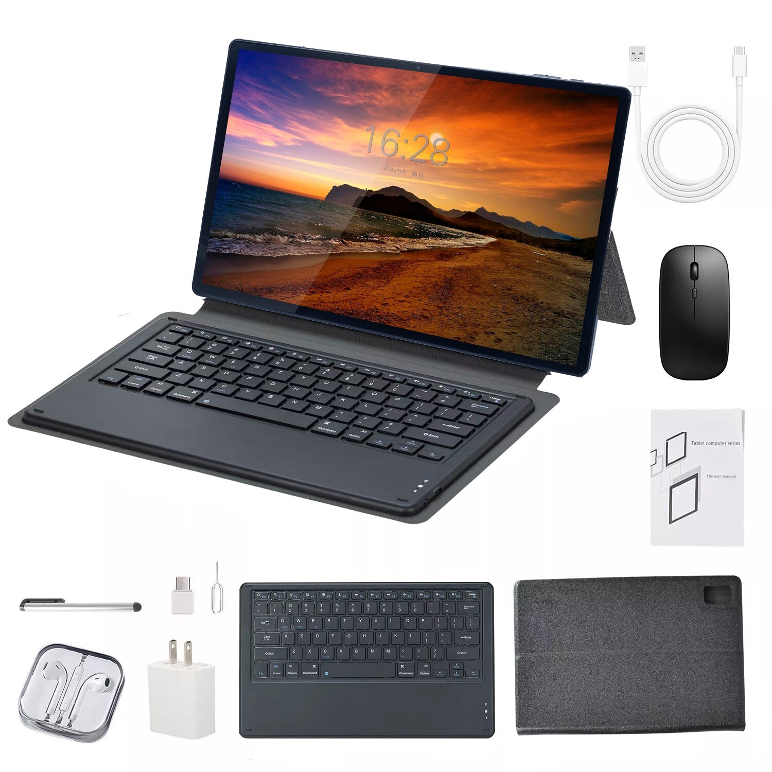 7inch Kids Tablet PC Quad-Core Dual Cameras Android 10 WiFi Bundle Case 64GB