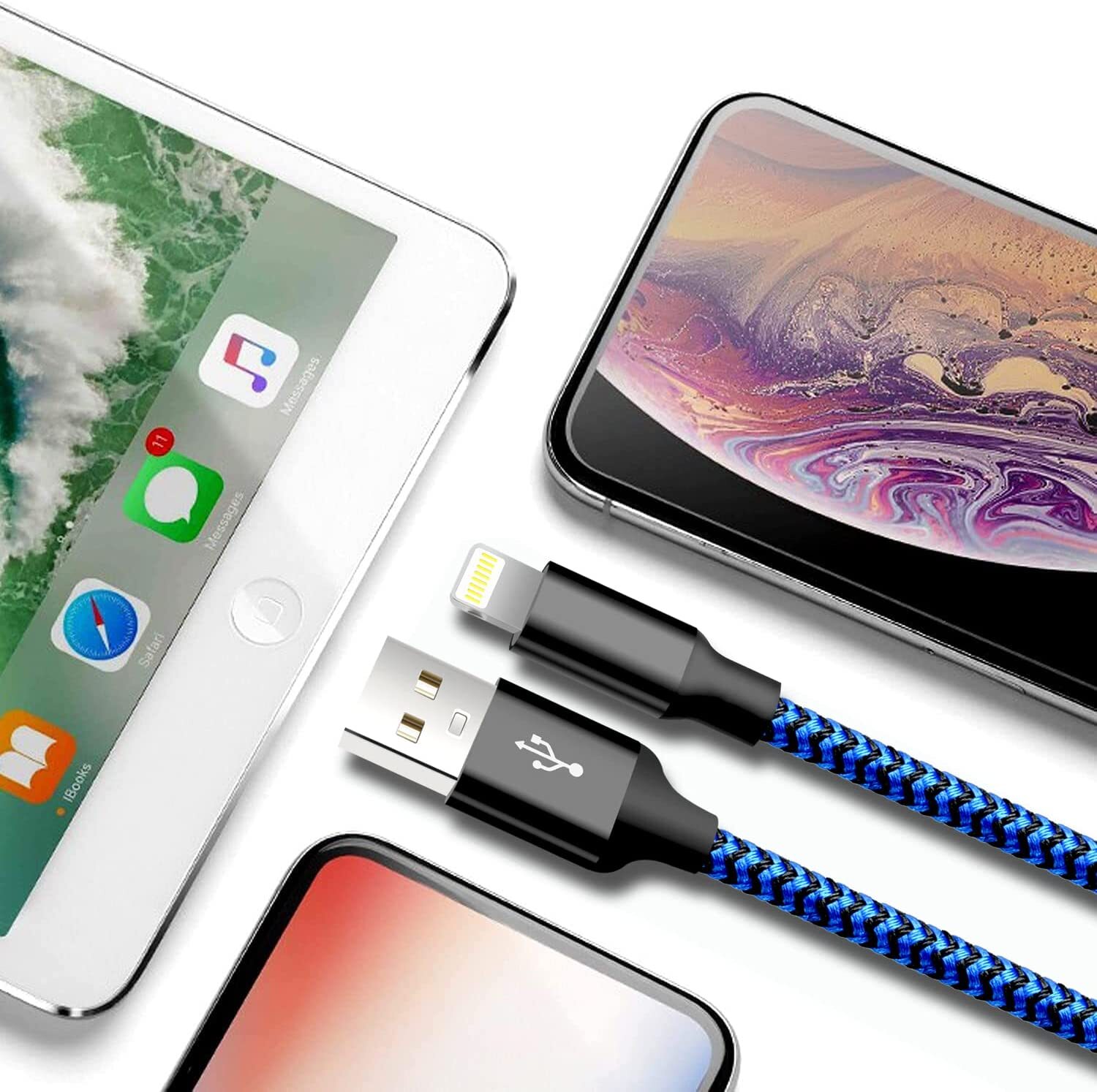 Fast Charger USB Cable 6FT For iPhone 6 7 8 Plus Xs Max 11 12 13 14 Pro Max Lot