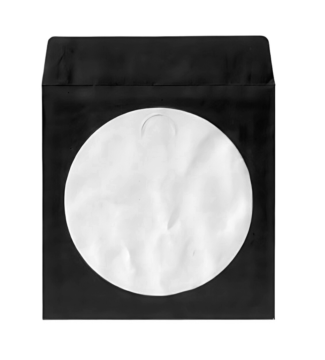 Black Paper CD Sleeves with Window & Flap Lot