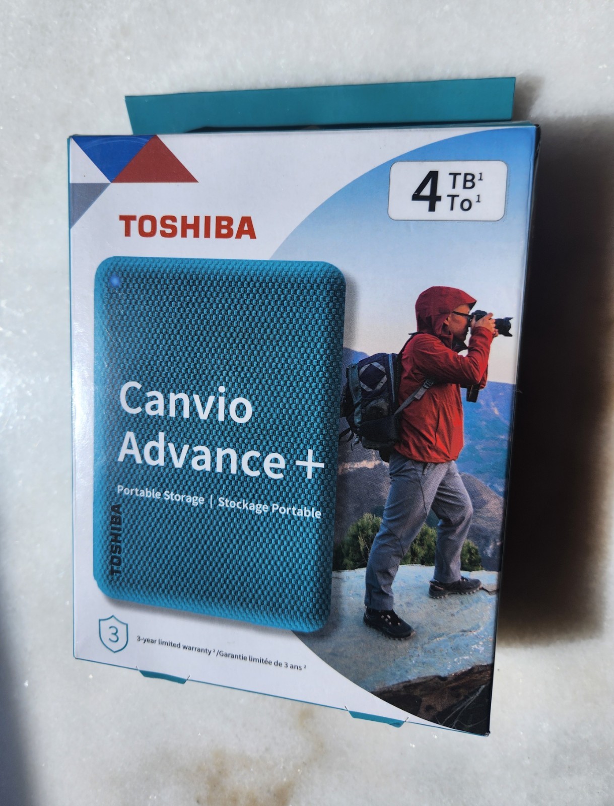 Toshiba Canvio Advance Plus Portable External Hard Drive 4TB – Green