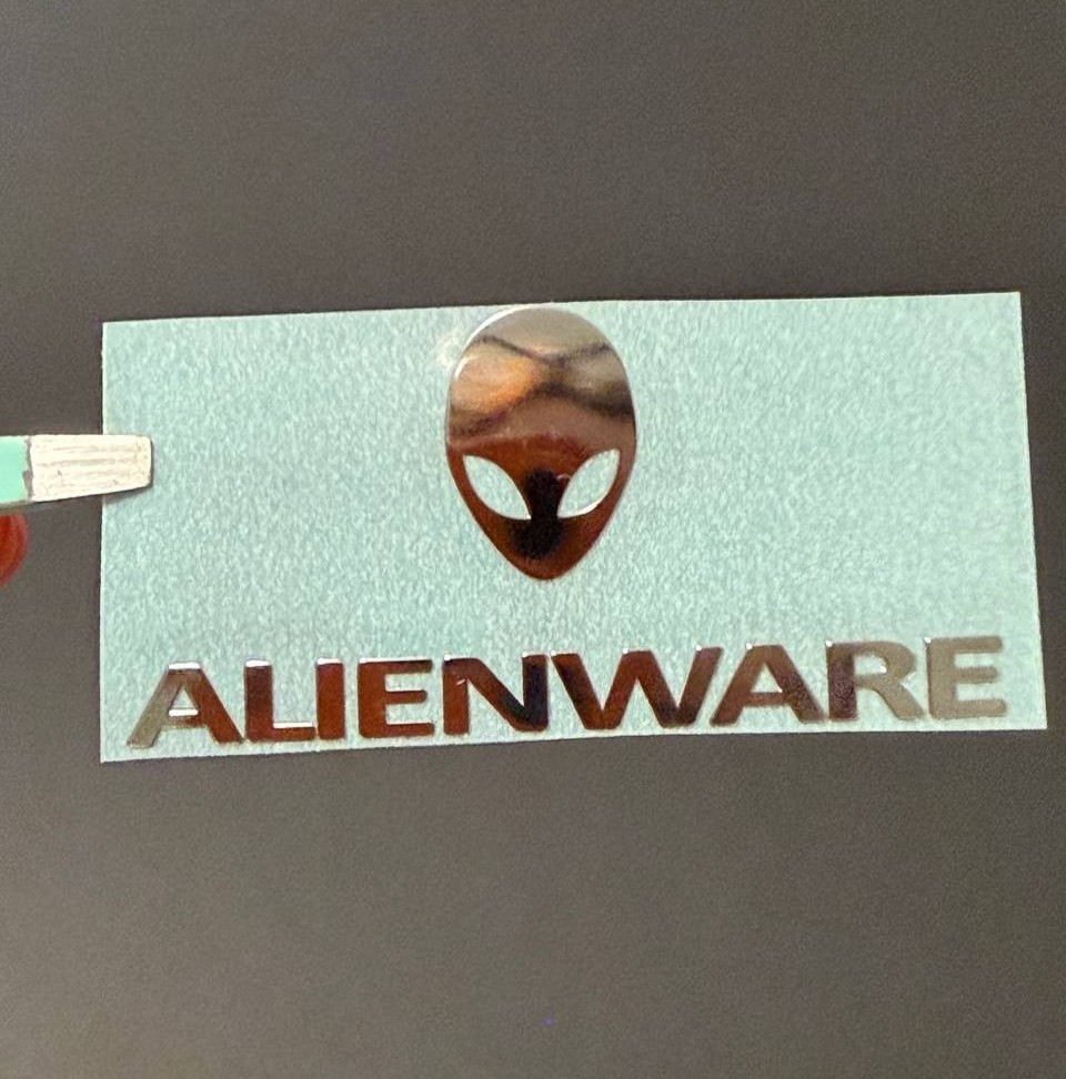 1 Pc fits Alienware Metallic Sticker Decal Emblem