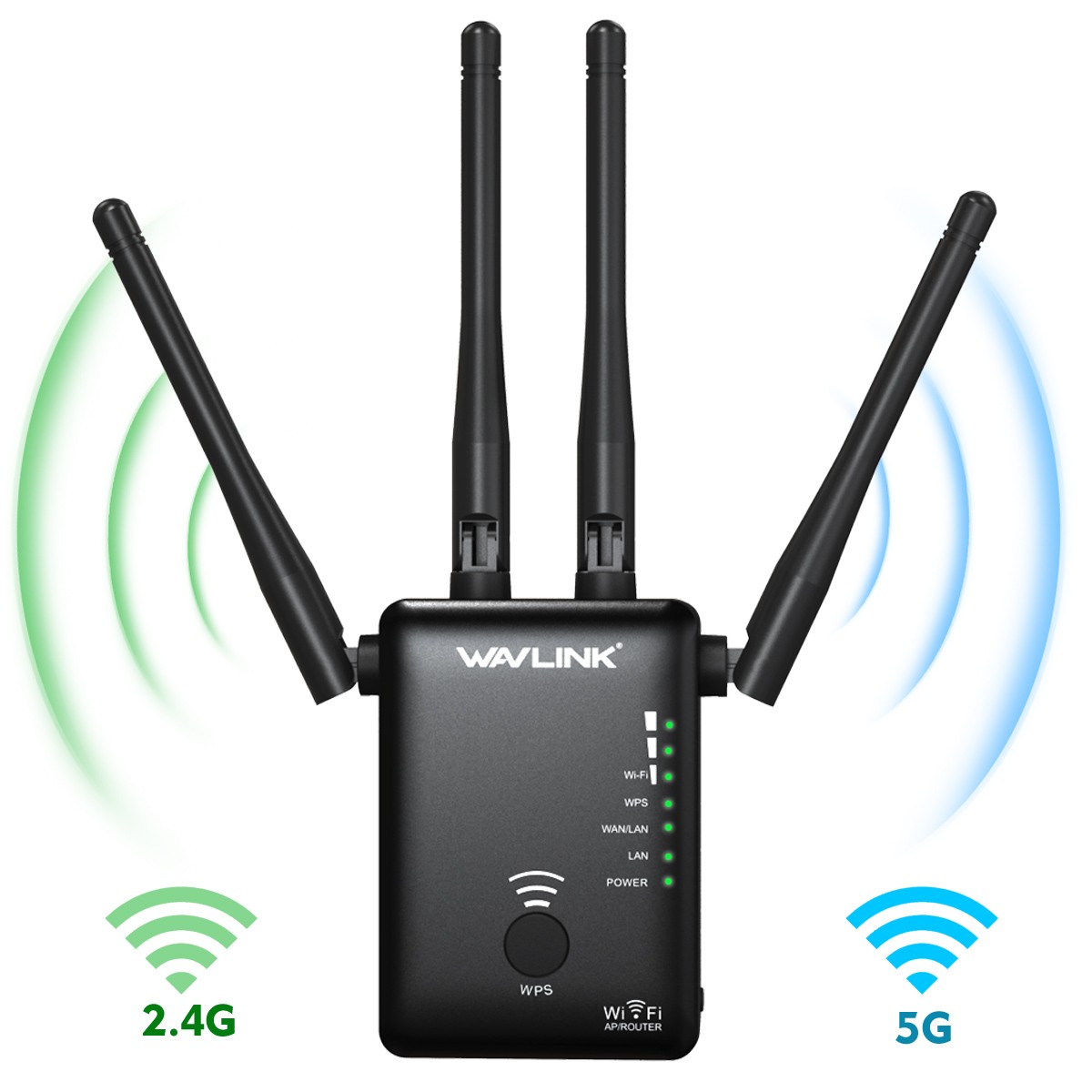 Wavlink AC1200 Dual Band Wireless Extender WIFI Repeater Router Beamforming WPS