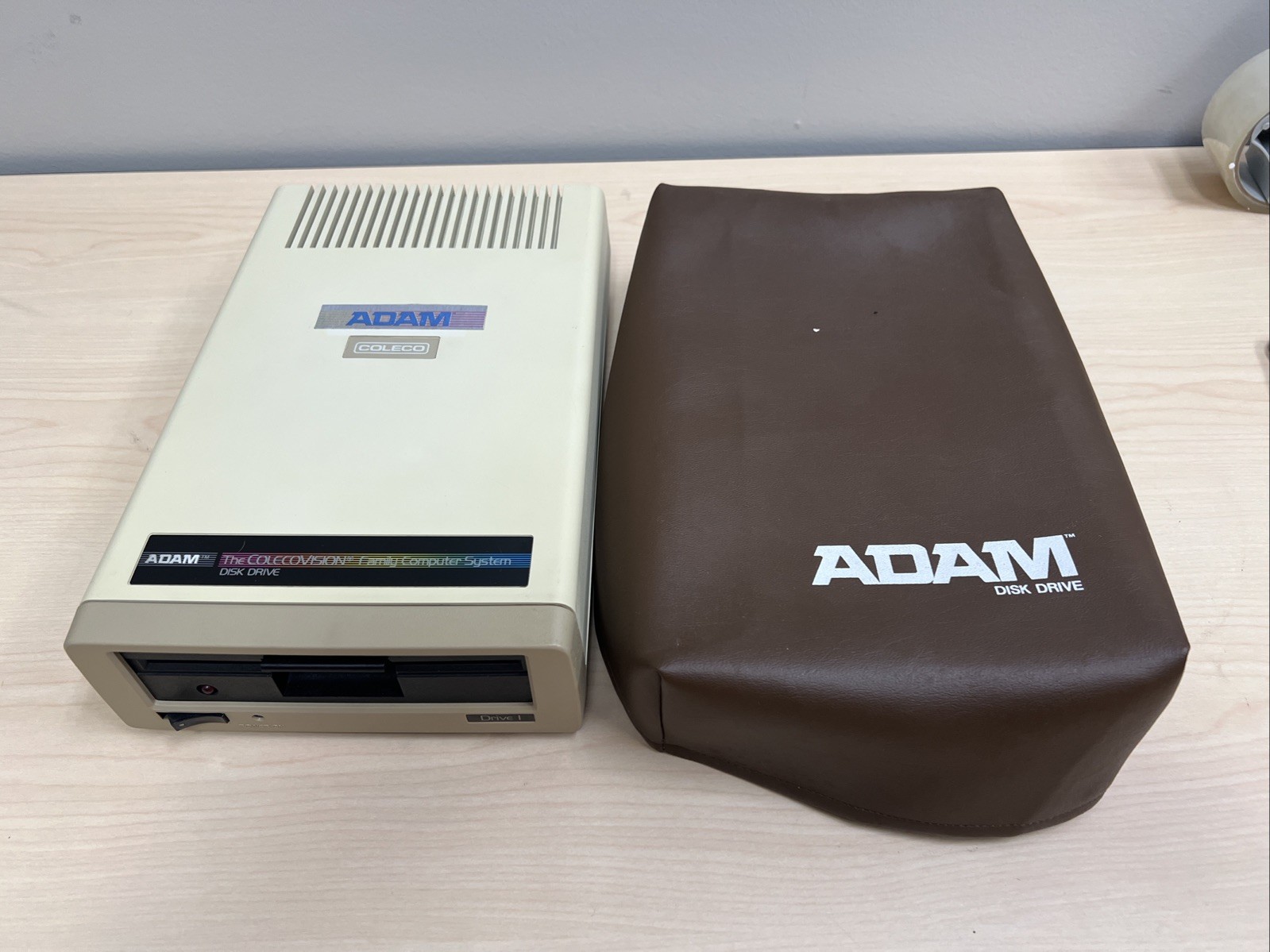 COLECO ADAM 5 1/4” DISK DRIVE ColecoVision W/ Dust Cover UNTESTED