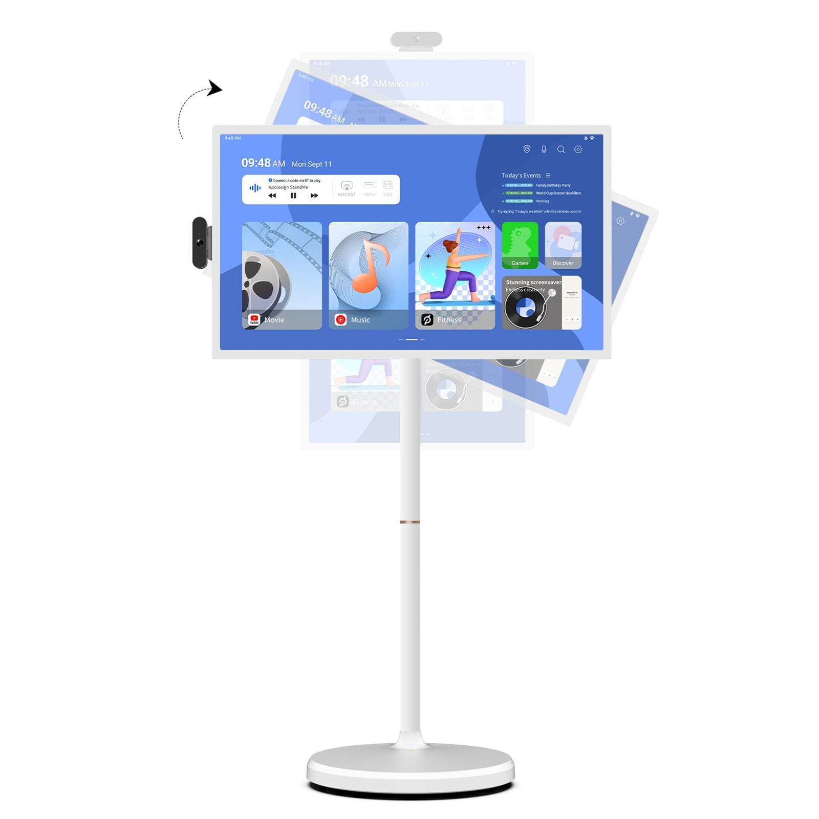 ApoloSign 32″ UHD 4K Smart Portable TV Touch Screen Monitor (Factory Restored)
