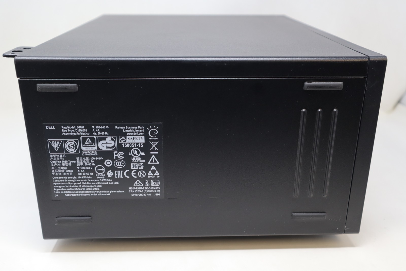 Dell OptiPlex 7050 Desktop Intel i7 7th Gen 8GB RAM 500GB HDD No OS