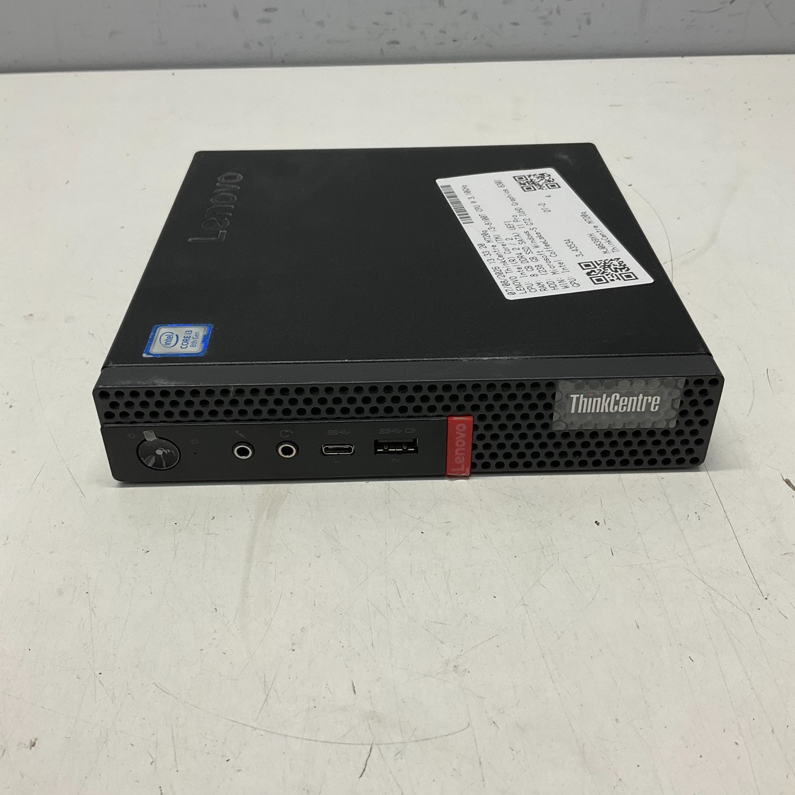 Lenovo ThinkCentre M720q Micro Intel Core i3-8100T 3.10GHz 8GB 256GB SSD Win 11