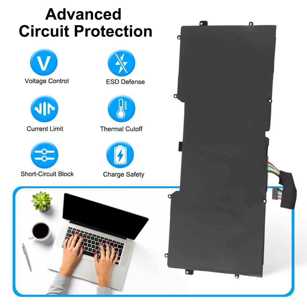C4K9V Laptop Battery 55WH For DELL Y9N00 XPS13-L321X L322X XPS12-L221X 9Q23 9Q33