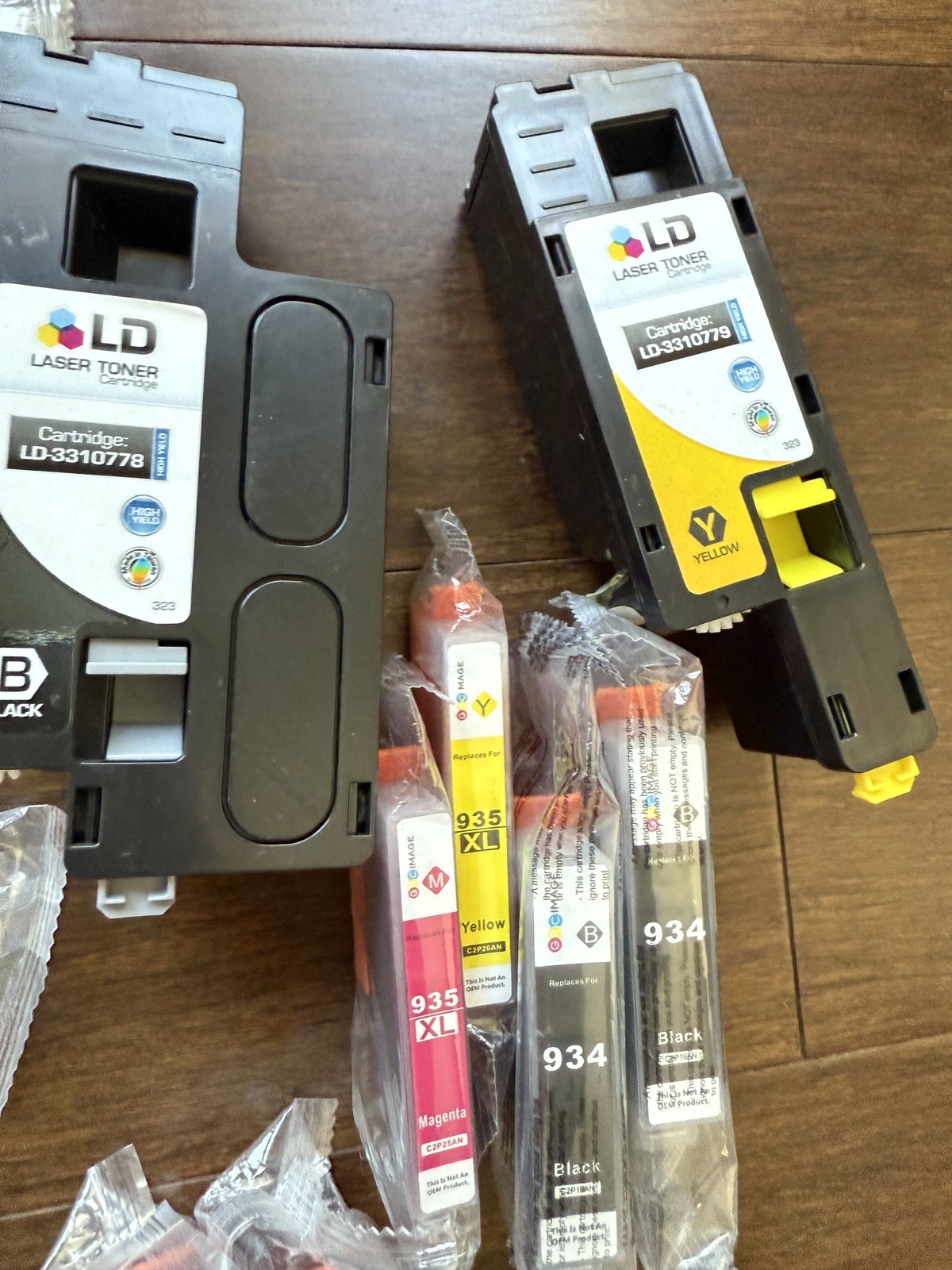 MIXED LOT of Black & Color Ink cartridges for Brother Epson Hp ..Lots Of 16