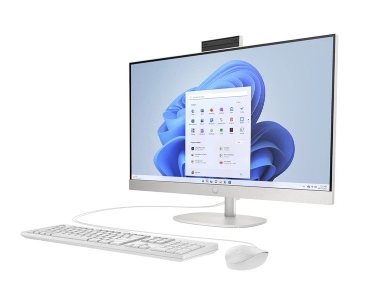 HP 24-CR0010 23.8″ FHD AIO Desktop AMD Athlon Silver 7120U 8GB 256GB SSD W11H