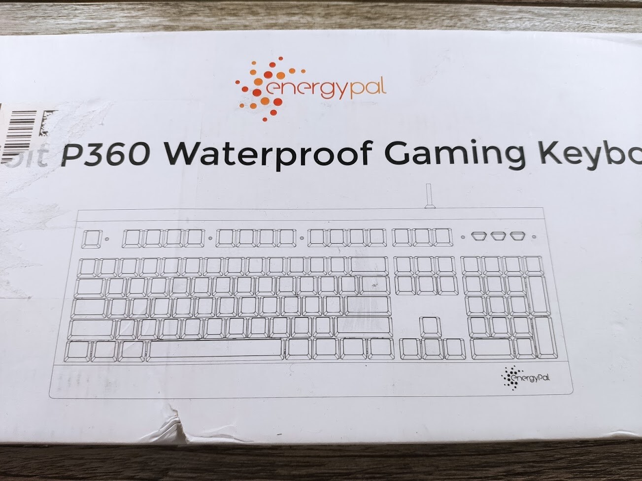 EnergyPal FireBold P360 Backlit Wired Gaming Keyboard with a Mechanical-Feel