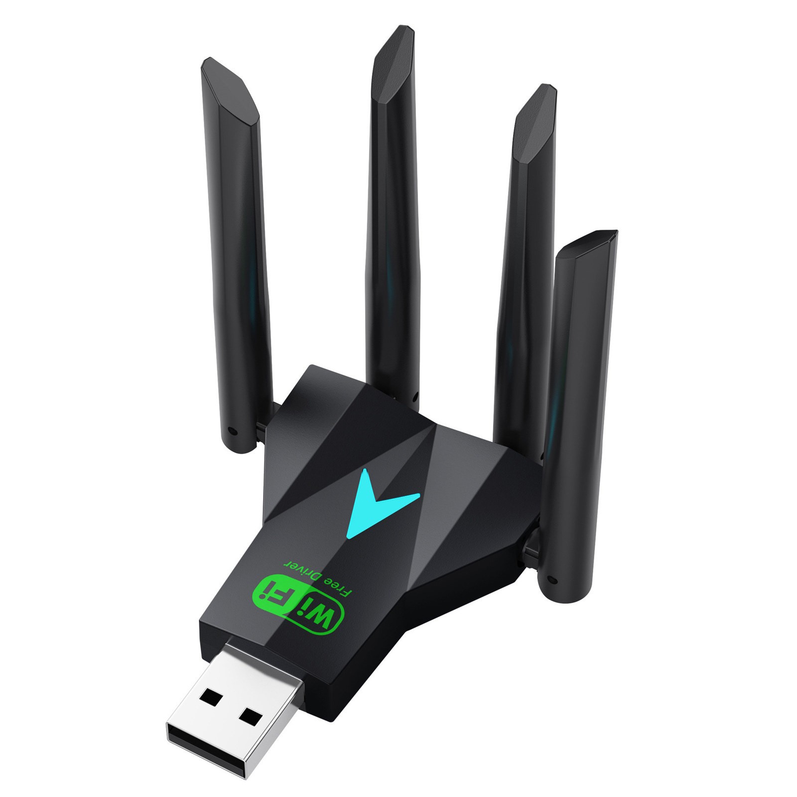 2.4G 5G USB 3.0 WiFi Adapter, 400Mbps/867Mbps Dual Band Fits Windows XP to 11