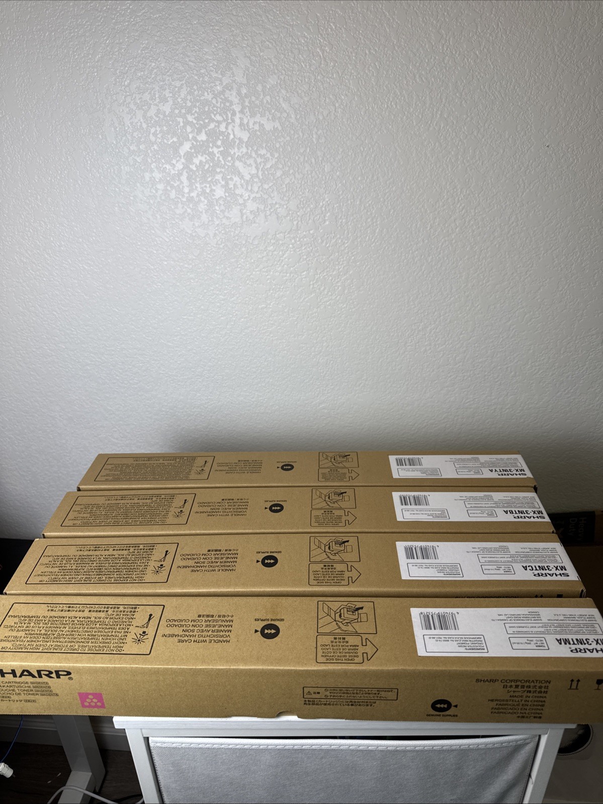 Genuine Sharp MX-31NT CMYK Toner Set MX-31NTBA CA MA YA OEM Free Ship
