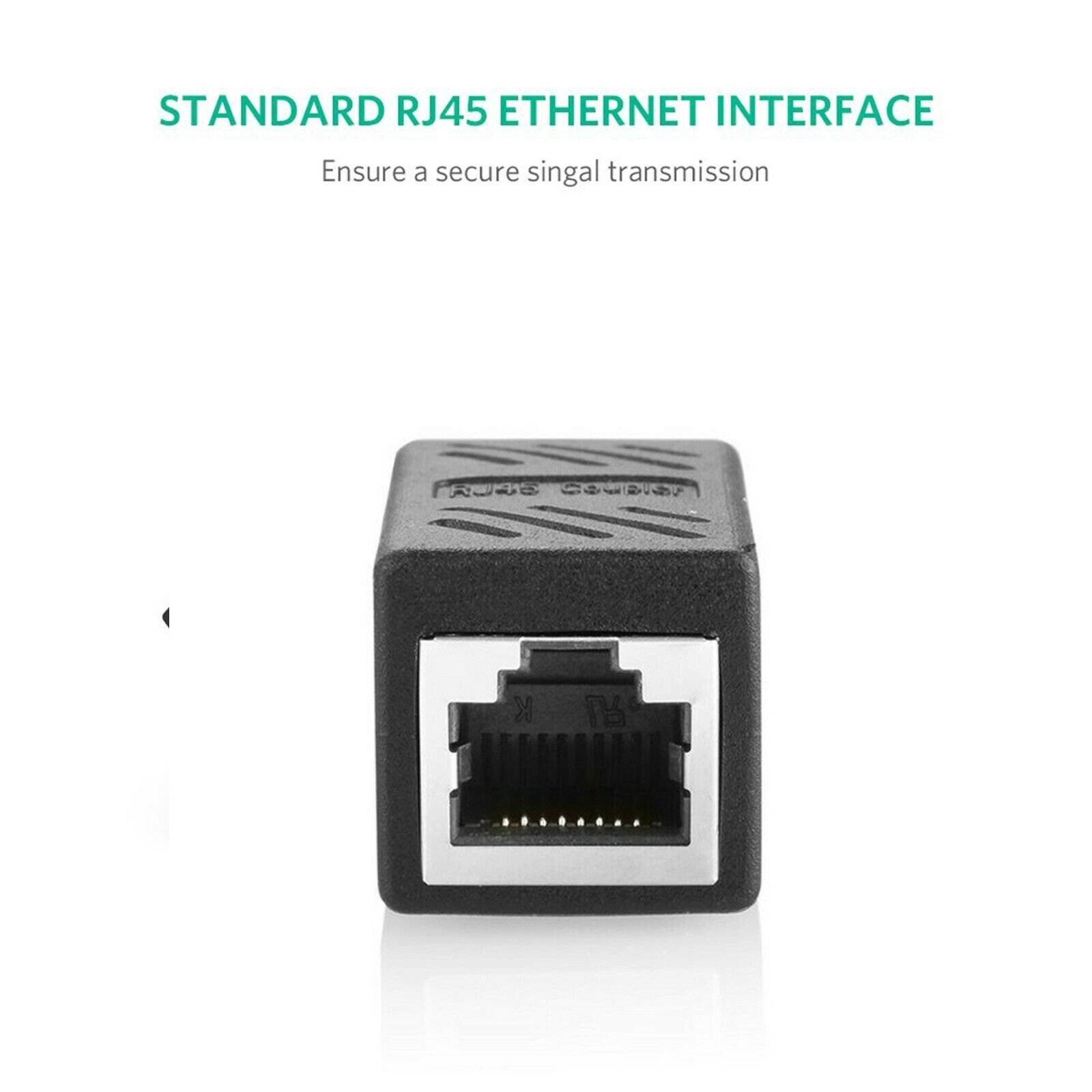 1-5PACK RJ45 Inline Coupler Cat6/Cat5e Ethernet Network Cable Extender Connector