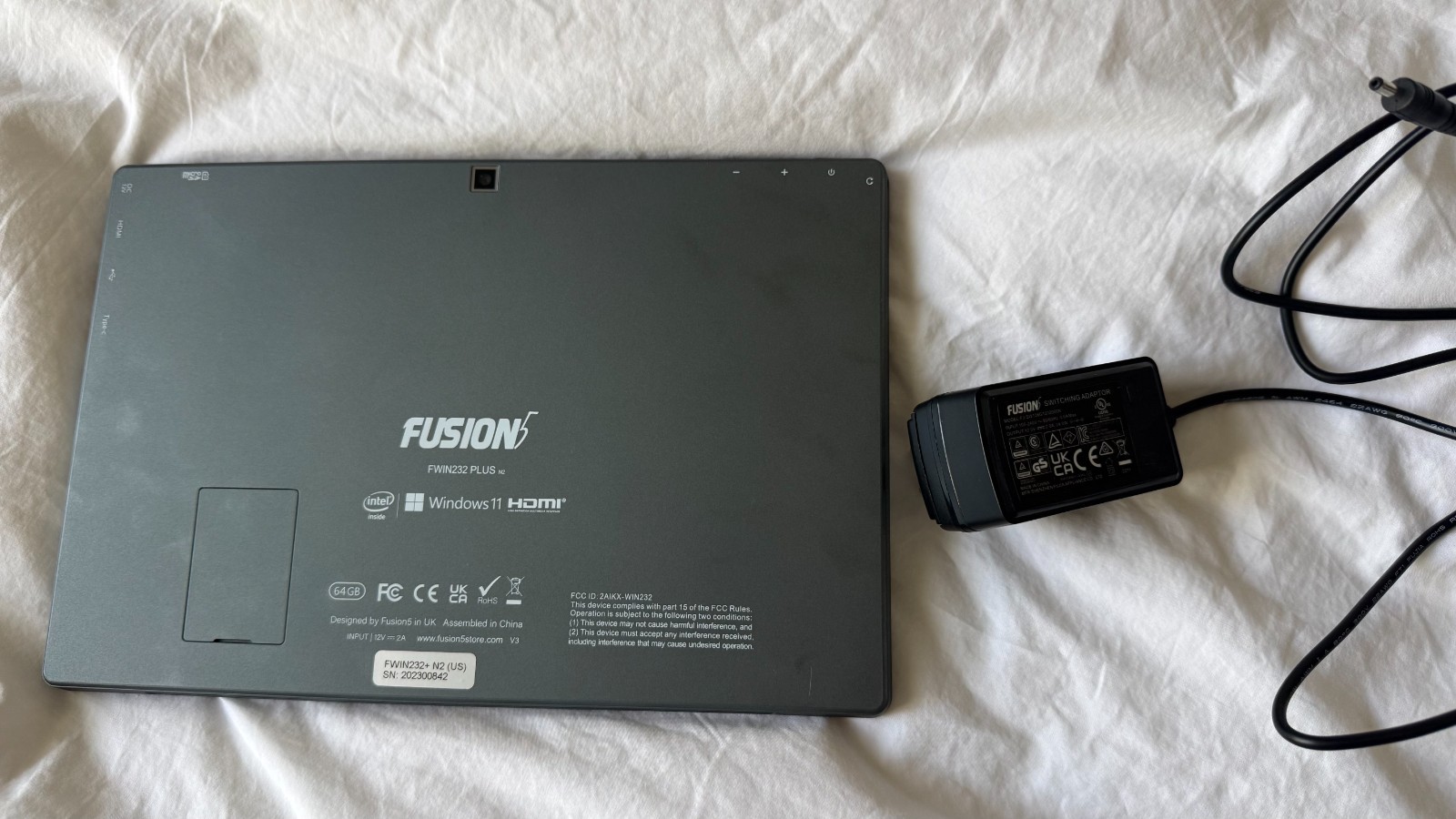 Fusion5 10″ Windows 11 Pro Tablet – FWIN232 Plus N4020 Dual-Core 4GB RAM, 64GB