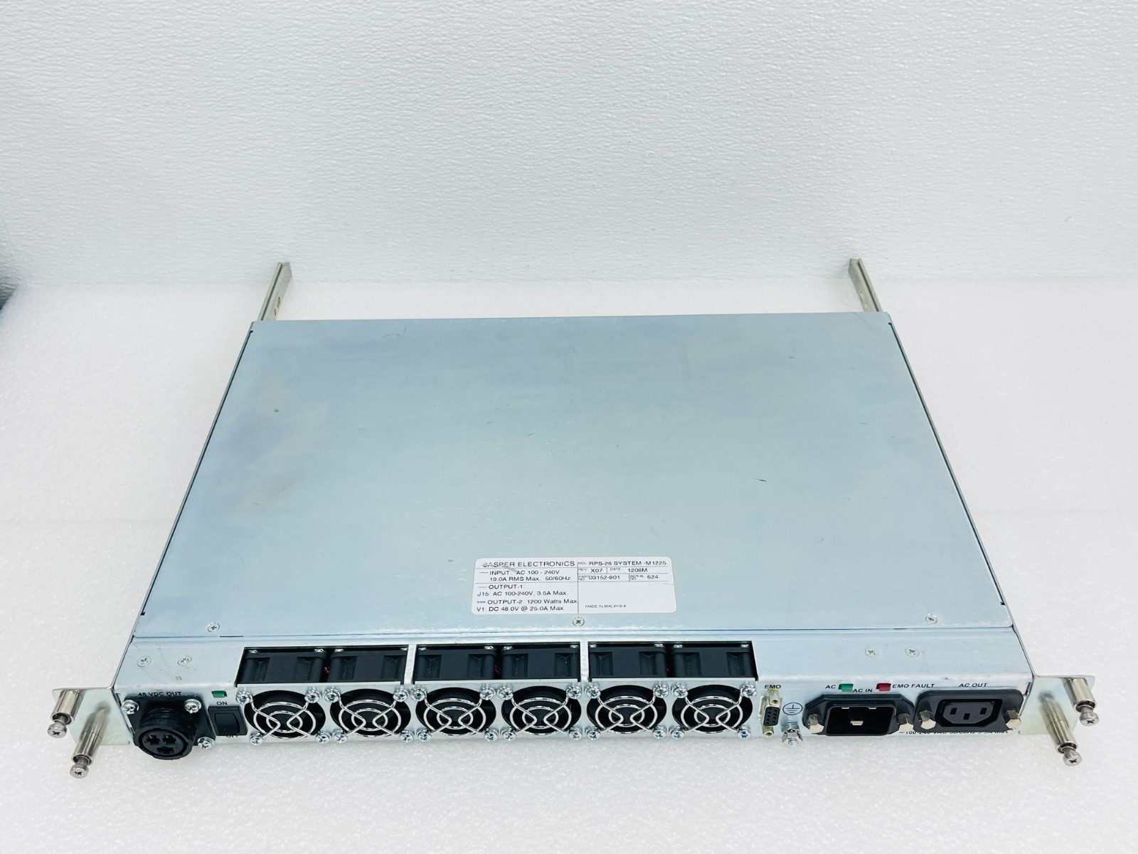 USED – Jasper Electronics RPS-28 SYSTEM-M1225 Power Supply With 30-Days Warranty