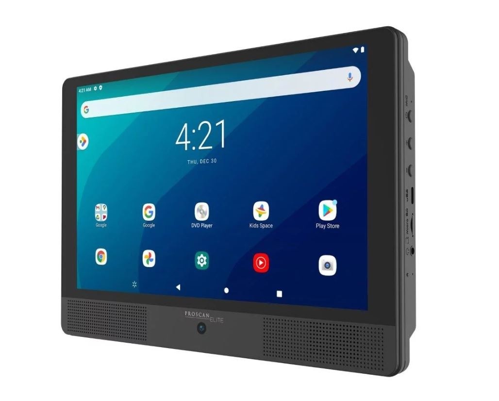 Proscan Elite 10.1″ Quad Core Tablet/Portable DVD Combo 2GB/32GB Android 11